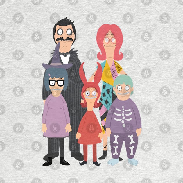 The Nightmare Before Christmas x Bob's Burgers by gray-cat